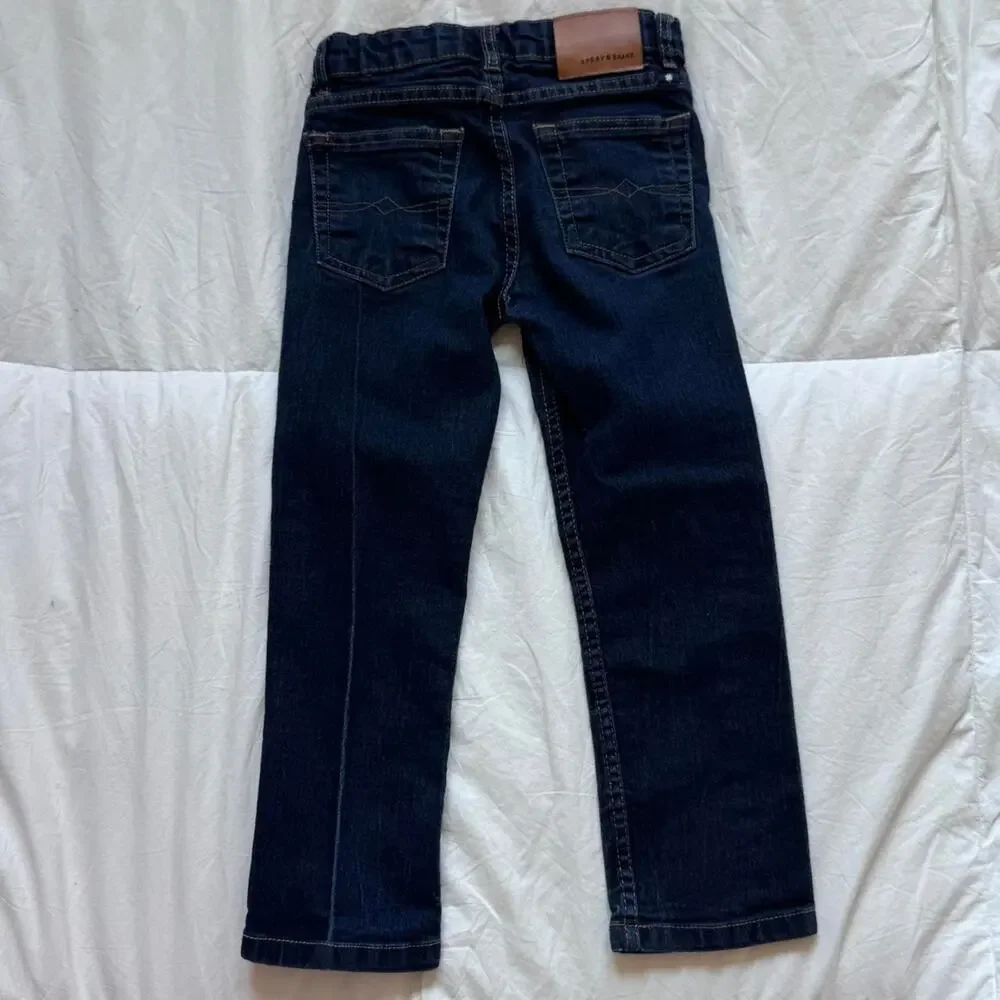 Dark wash authentic jeans lucky brand youth sz 4 5 casual‎ straight leg